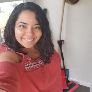 Burt Orange peekaboo top